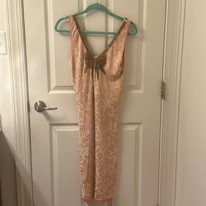 Free People dress with beaded appliqué